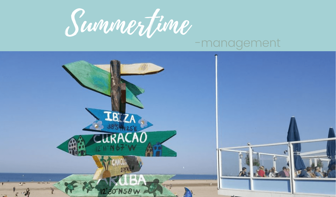 Summertime management eigen foto